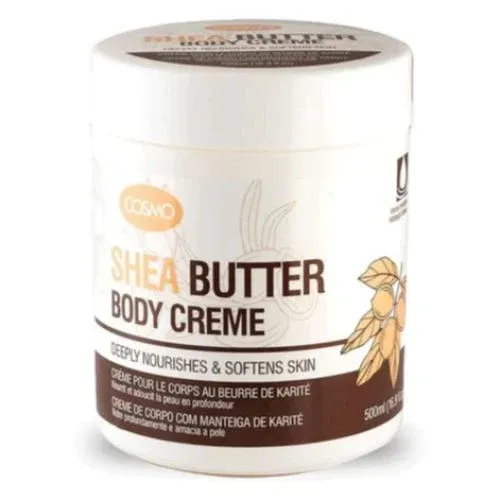 كريم الجسم بزبدة الشيا من كوزمو (Cosmo Shea Butter Body Creme)، بحجم 500 مل