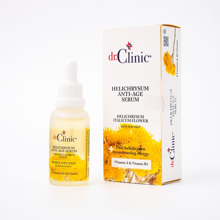 DR CLINIC HELICHRYSUM ANTI _ AGE SERUM - 30ML | دكتور كلينك سيروم لمحاربة التجاعيد - 30 مل