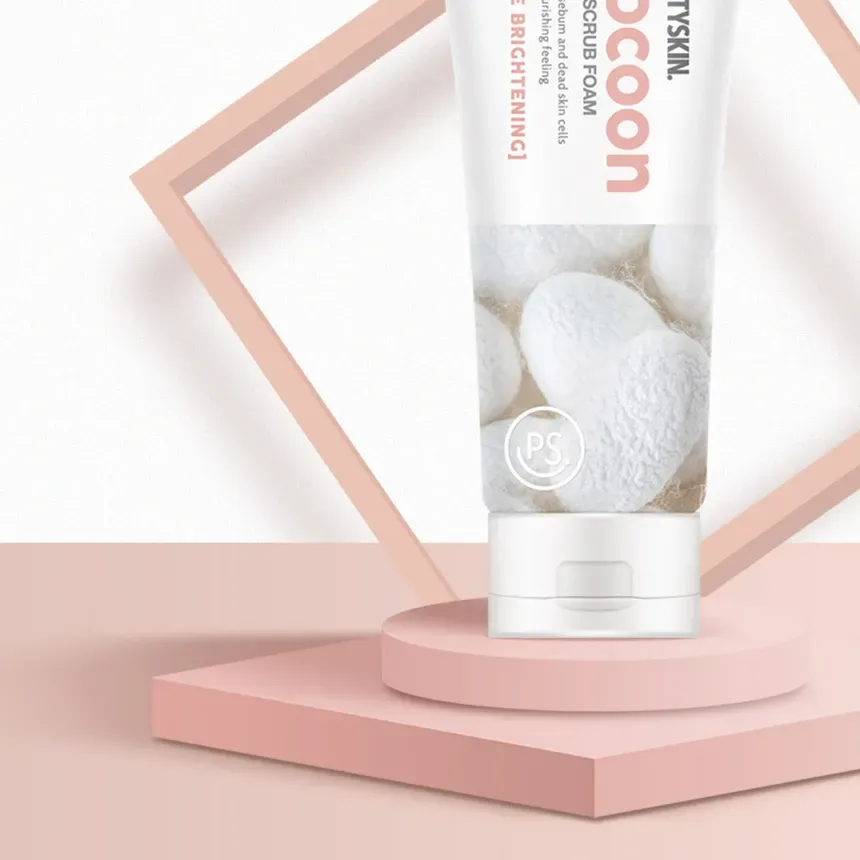 سكراب غسول القطن - رغوة مقشر المسام كوكون  Pretty skin - Cocoon Pore Scrub Foam